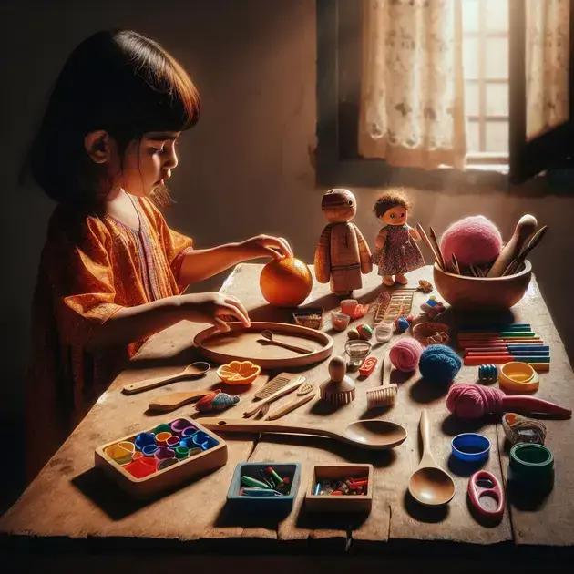 Criando Sequências Numéricas com Objetos do Dia a Dia: Montessori no Lar