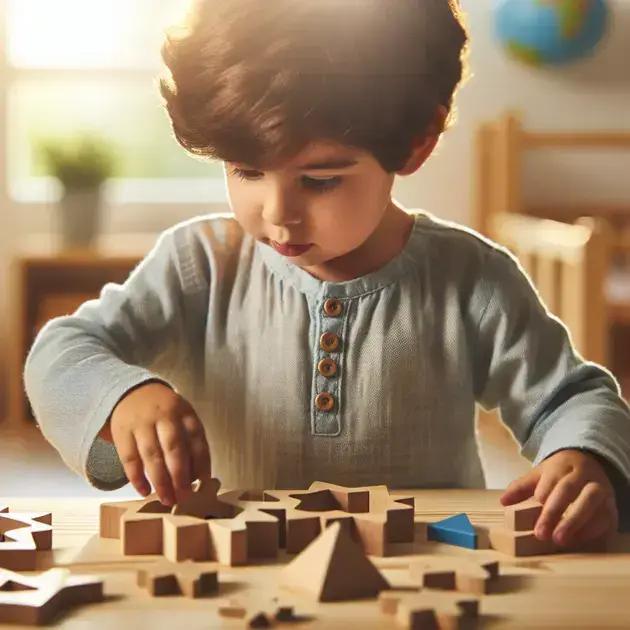 Jogos de Encaixe com Regras Simples: Montessori e Autonomia Infantil