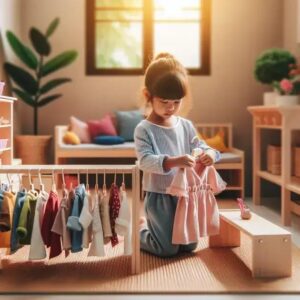 Atividades Montessori Usando Roupas e Sapatos Para Estimular a Autonomia