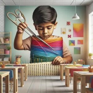 Introdução à Costura Montessori: Atividades Com Papel e Agulhas Grossas