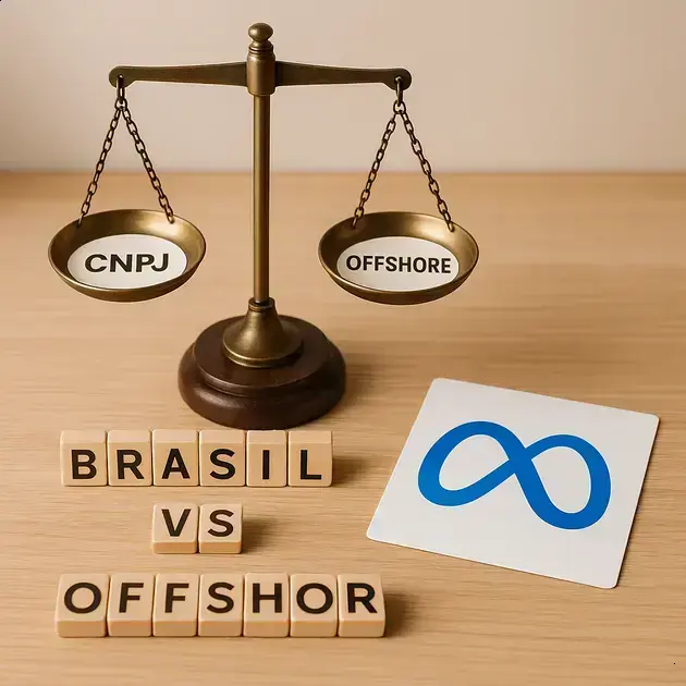 CNPJ no Brasil ou Empresa Offshore? Qual Estrutura Reduz Seus Impostos no Meta Ads em 2026