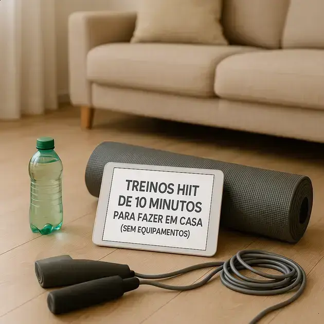 Treinos HIIT de 10 Minutos Para Fazer em Casa (Sem Equipamentos)