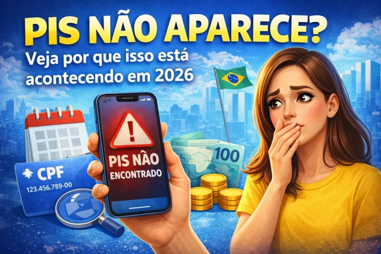 PIS não aparece? Veja por que isso está acontecendo em 2026